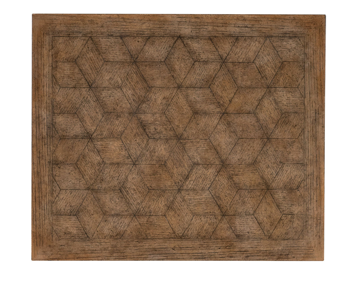 Americana - Trestle End Table - Dark Brown