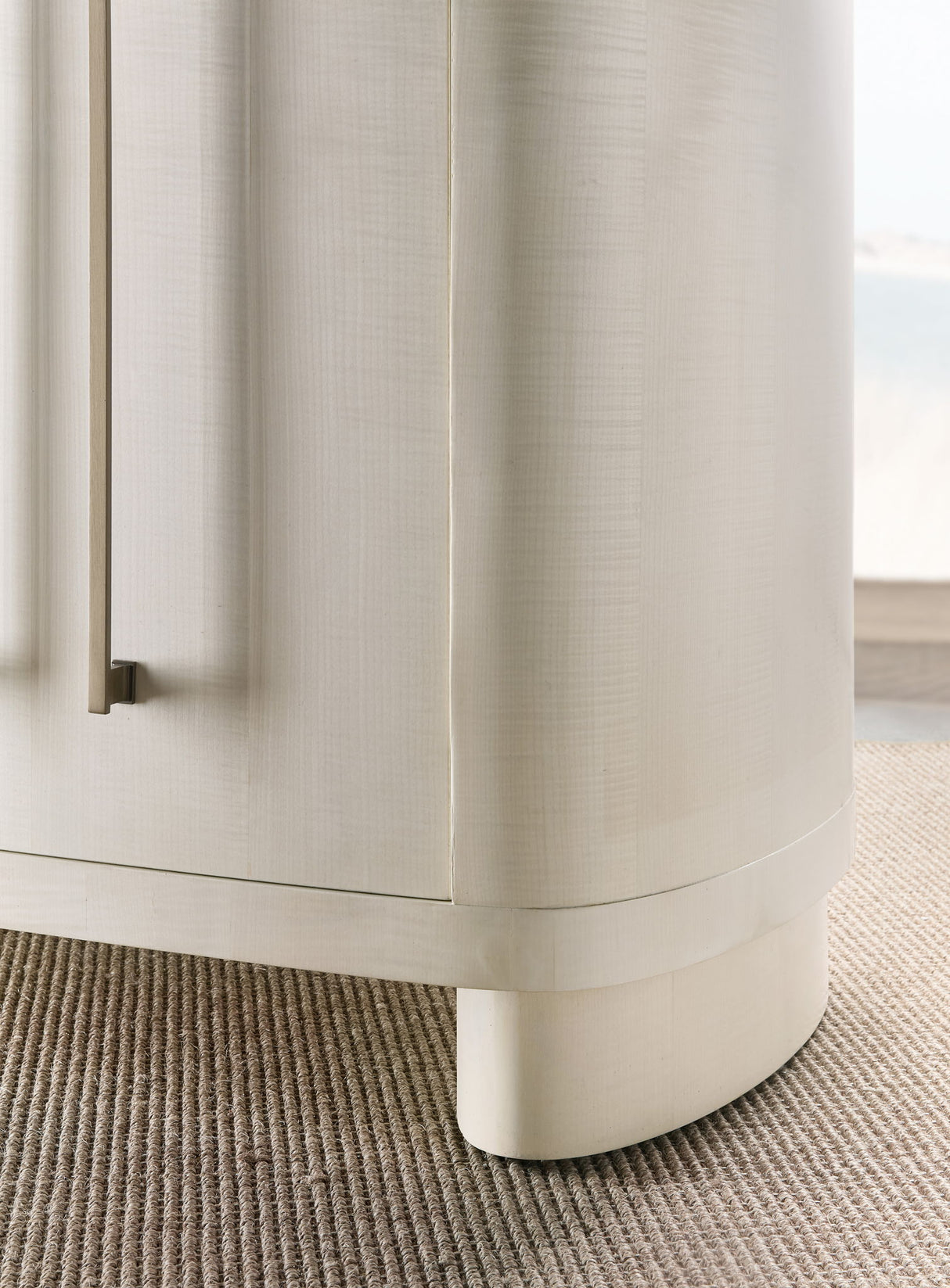 Melange - Bar None Credenza - White