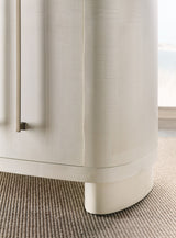 Melange - Bar None Credenza - White