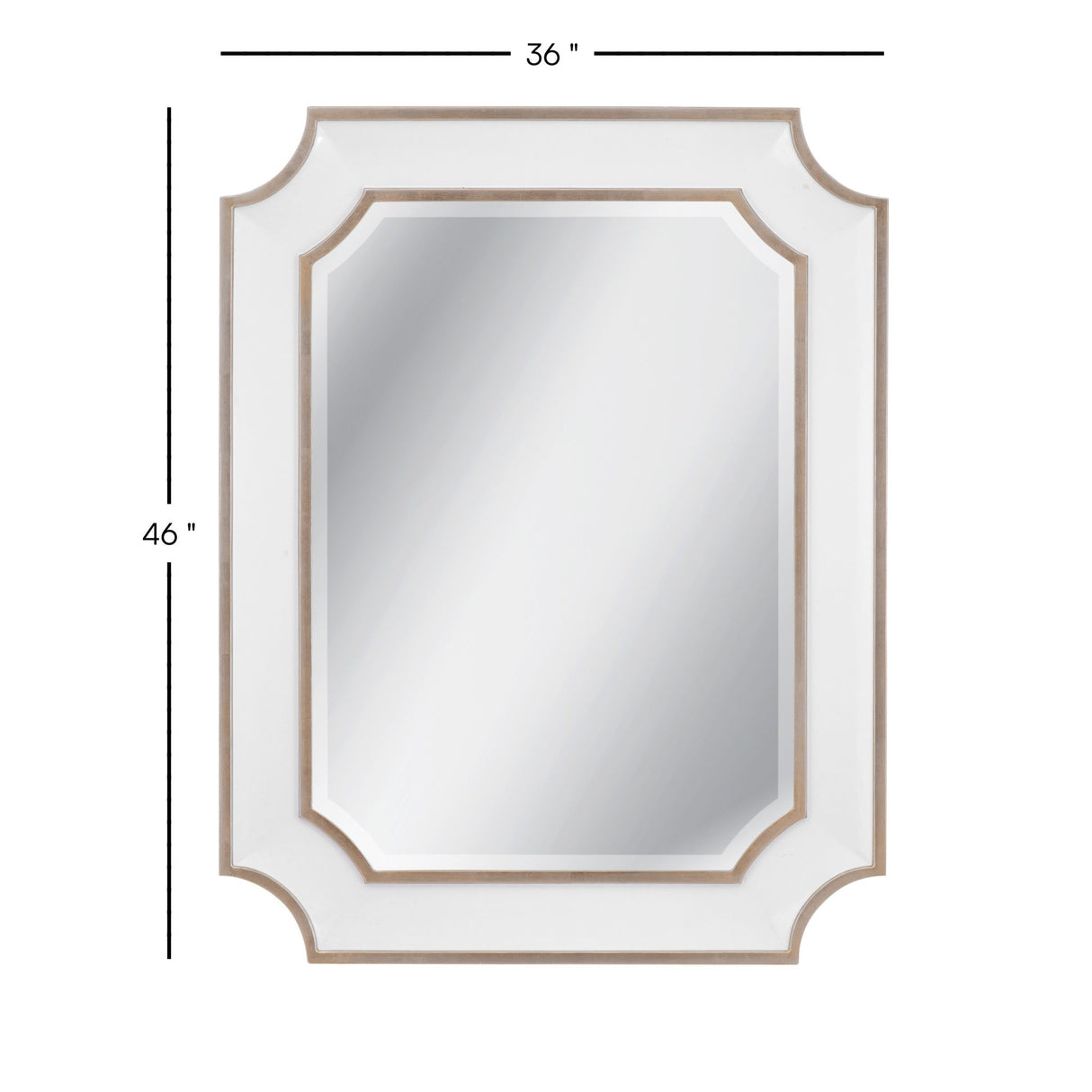 Preston - Wall Mirror - Ant Silver