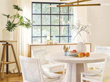 Weekender Coastal Living Home / Mackinaw - Round Dining Table - Pearl Silver