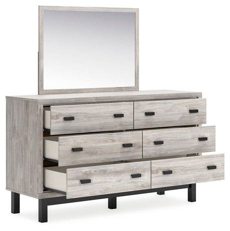 Vessalli - Gray - Dresser And Mirror