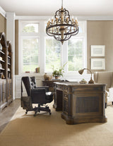 Hill Country - St. Hedwig Executive Desk - Dark Brown