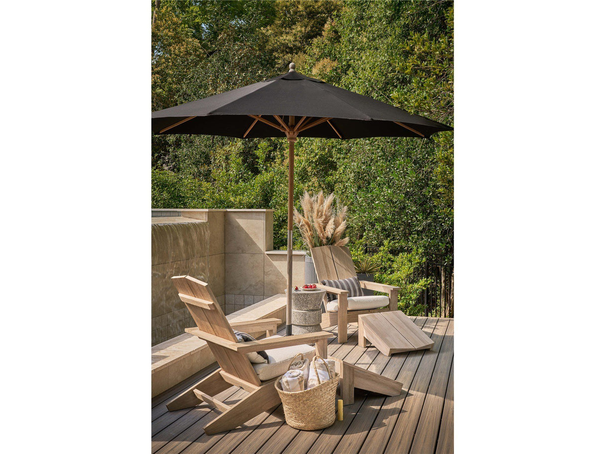 Coastal Living Outdoor / Saratoga - Adirondack Ottoman - Light Brown