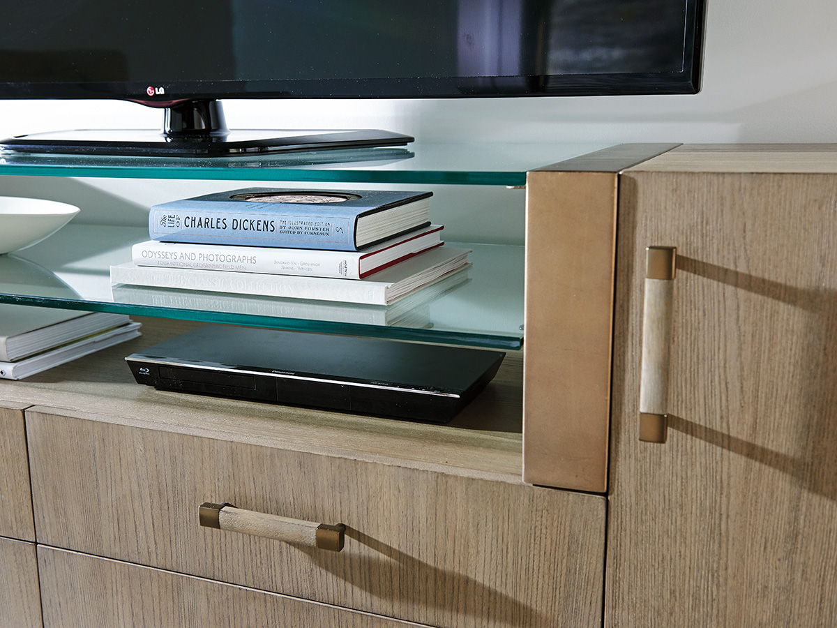 Shadow Play - Turnberry Media Console - Light Brown