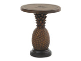 Alfresco Living - 22" Pineapple Table - Dark Brown