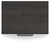 Hollivern - Dark Gray - Two Drawer Night Stand