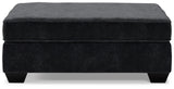 Lavernett - Charcoal - Oversized Accent Ottoman