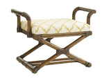 Bali Hai - Echo Beach Bench - Dark Brown / White