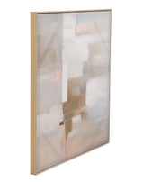 Framed Canvas Drifted Light - Silver