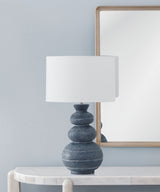 Carmel - Table Lamp - Blue / White