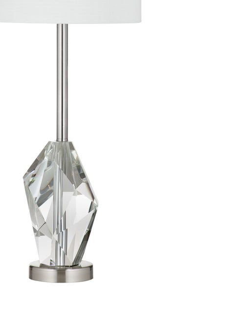 Radiant - Table Lamp - Clear Brushed Silver