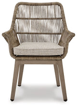 Beach Front - Arm Chair With Cushion (Set of 2) - Beige