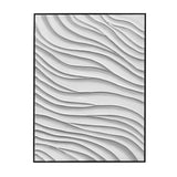 Ripples - Canvas Art - White