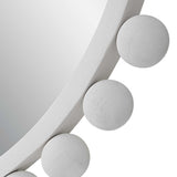 Cyra - Round Mirror - White