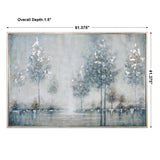 Walk In The Meadow - Landscape Art - Pearl Silver