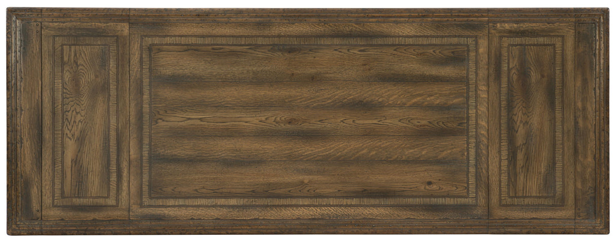 Hill Country - Balcones 60" Friendship Table With 2-12" Leaves - Dark Brown