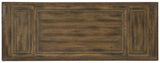 Hill Country - Balcones 60" Friendship Table With 2-12" Leaves - Dark Brown