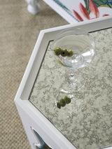 Villa Blanca - Bilbao Hexagonal End Table With Accents