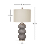 Jed - Table Lamp - Gray