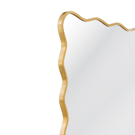 Freya - Floor Mirror - Antique Gold Leaf