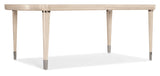 Nouveau Chic - Rectangle Dining Table With 1-22" Leaf - Light Brown