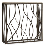 Melange - Thin Metal Console - Dark Gray