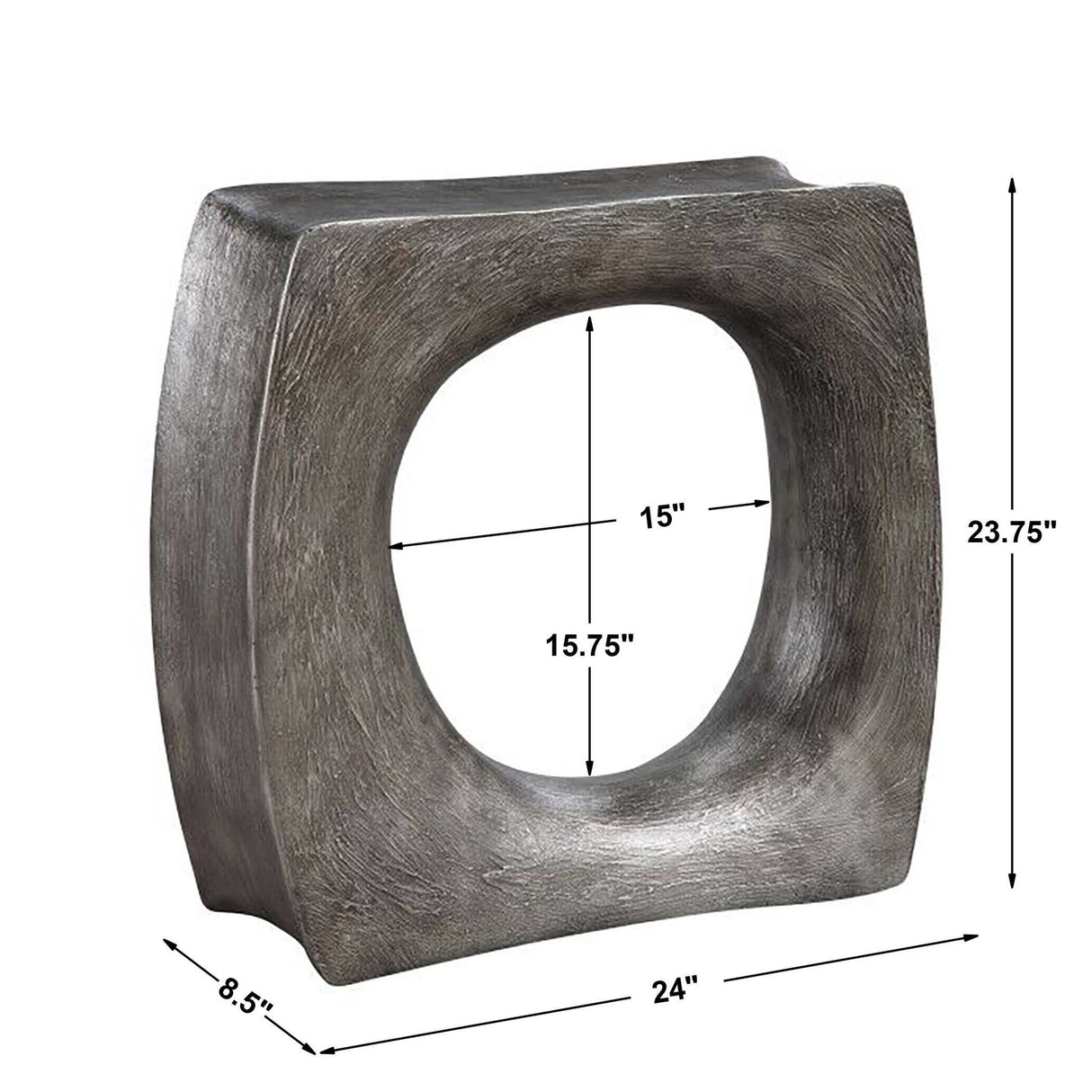 Valira - Modern Accent Table - Gray, Dark