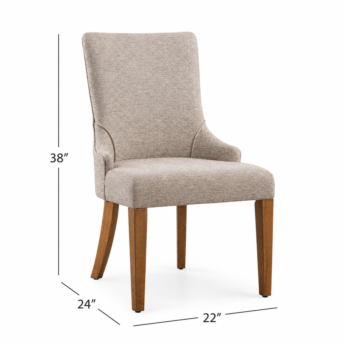 Bambach - Parsons Chair - White