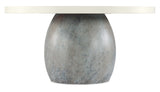 Serenity - Laguna Round Dining Table - Dark Gray / White