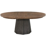 Modern / Mist & Veil - Round Dining Table - Haze