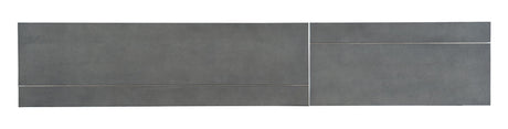 Chapman - Mixed Media Console Table - Pearl Silver