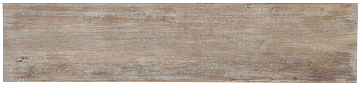 Commerce And Market - 80" Entertainment Console - Light Brown