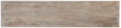 Commerce And Market - 80" Entertainment Console - Light Brown