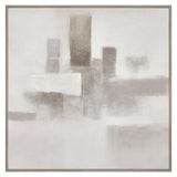 Framed Canvas Urban Stillness - Natural