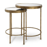 Nesting Tables (Set of 2) - Brushed Gold