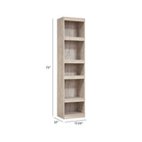 Willowton - Pier - 4 Shelves - Whitewash
