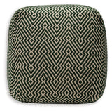 Abacy - Green / Ivory - Pouf