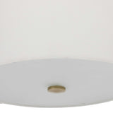 Colfax - 3 Light Semi Flush - Brass