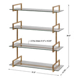 Auley - Wall Shelf - Gold