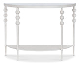 Melange - On The Bright Side Demilune Console - White