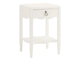 Ivory Key - Water Street Bedside Table - White