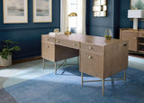 Sonnet - Sonnet Executive Desk - Dark Gray
