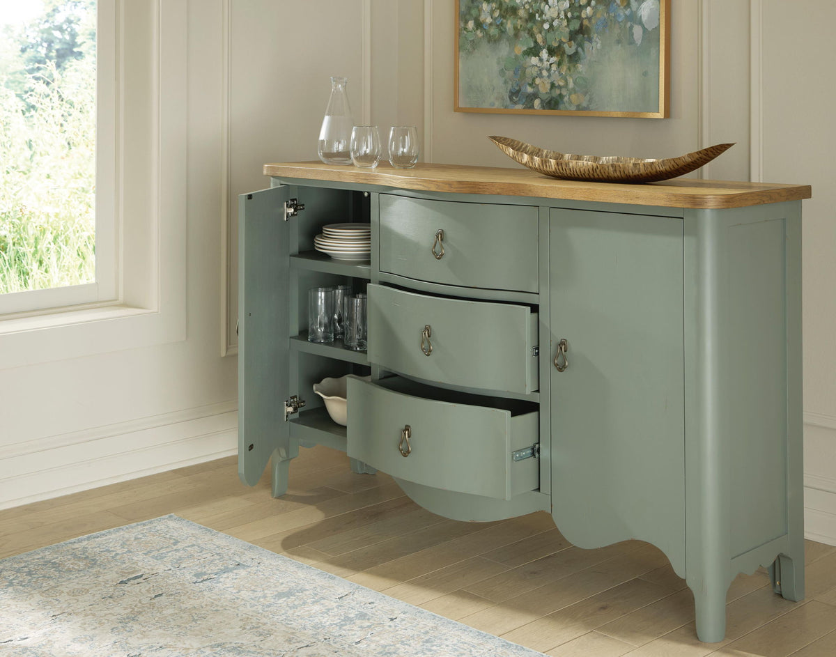 Actonville - Accent Cabinet - Antique Green