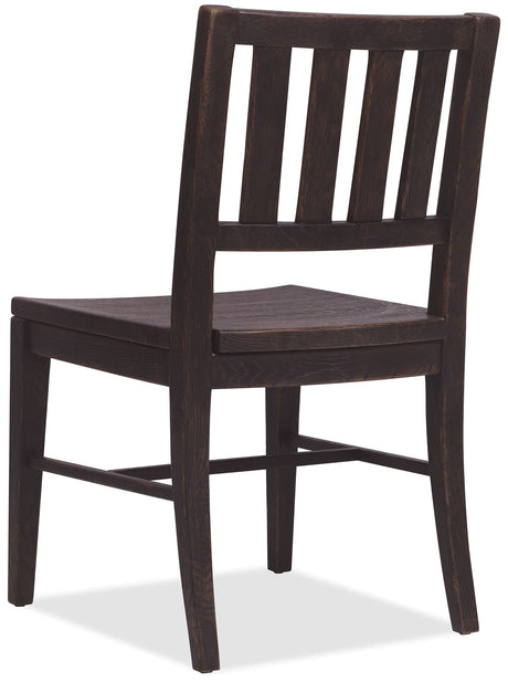 Driftwood - Splatback Side Chair - Black