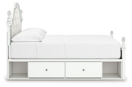 Kozlani - Upholstered Panel Storage Bed