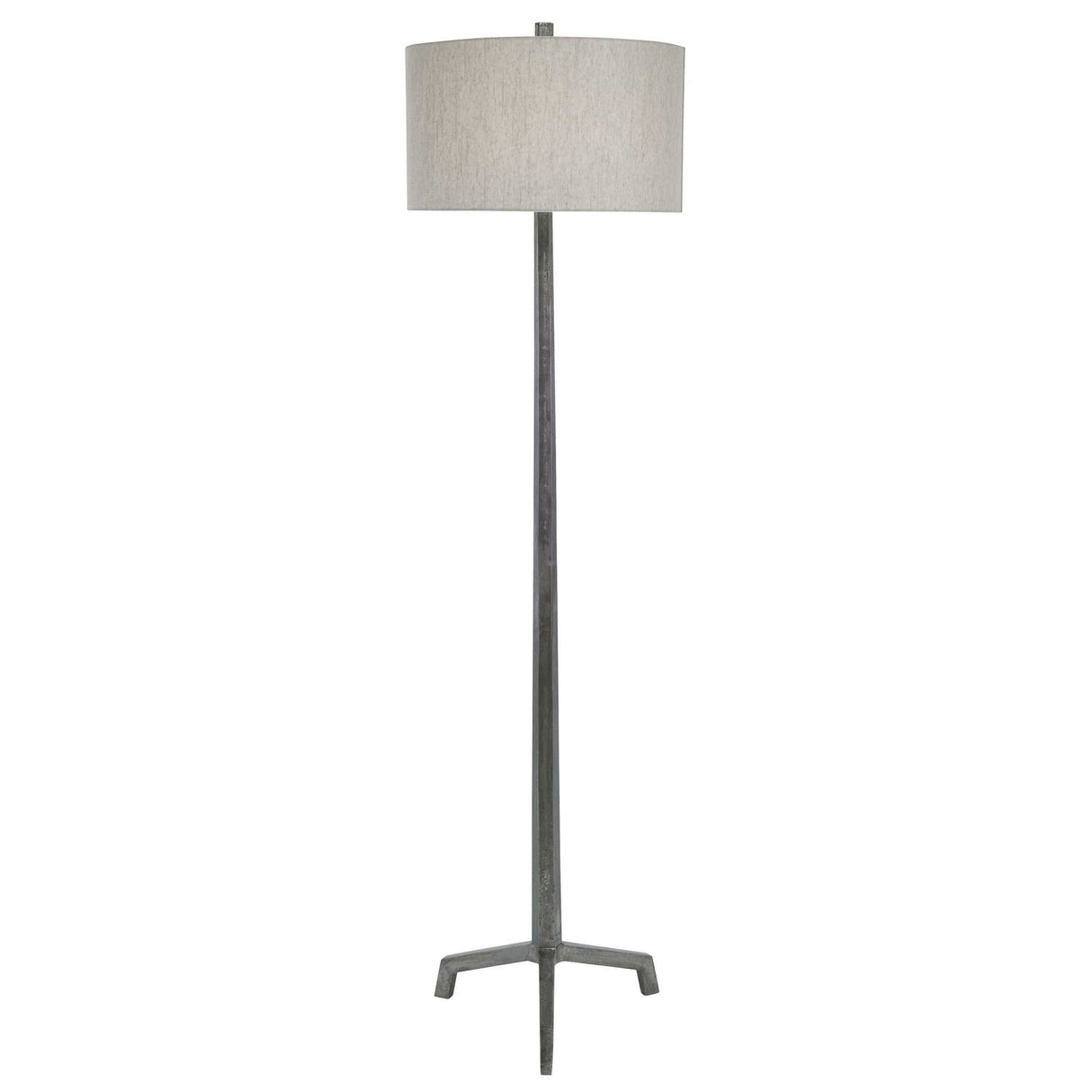 Ivor - Cast Iron Floor Lamp - Gray, Dark
