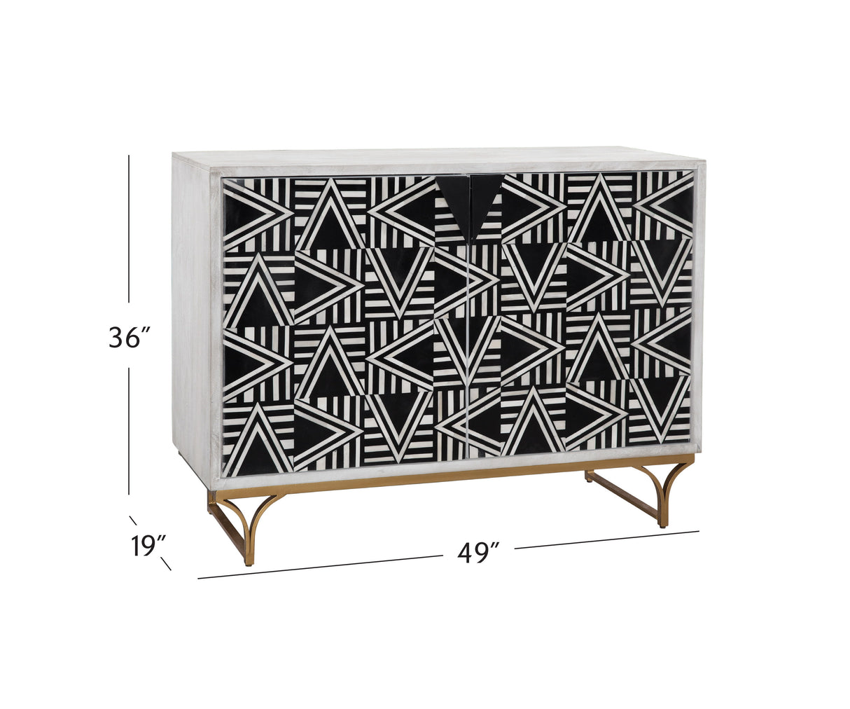 Martina - Hospitality Cabinet - Sandblasted White Wash