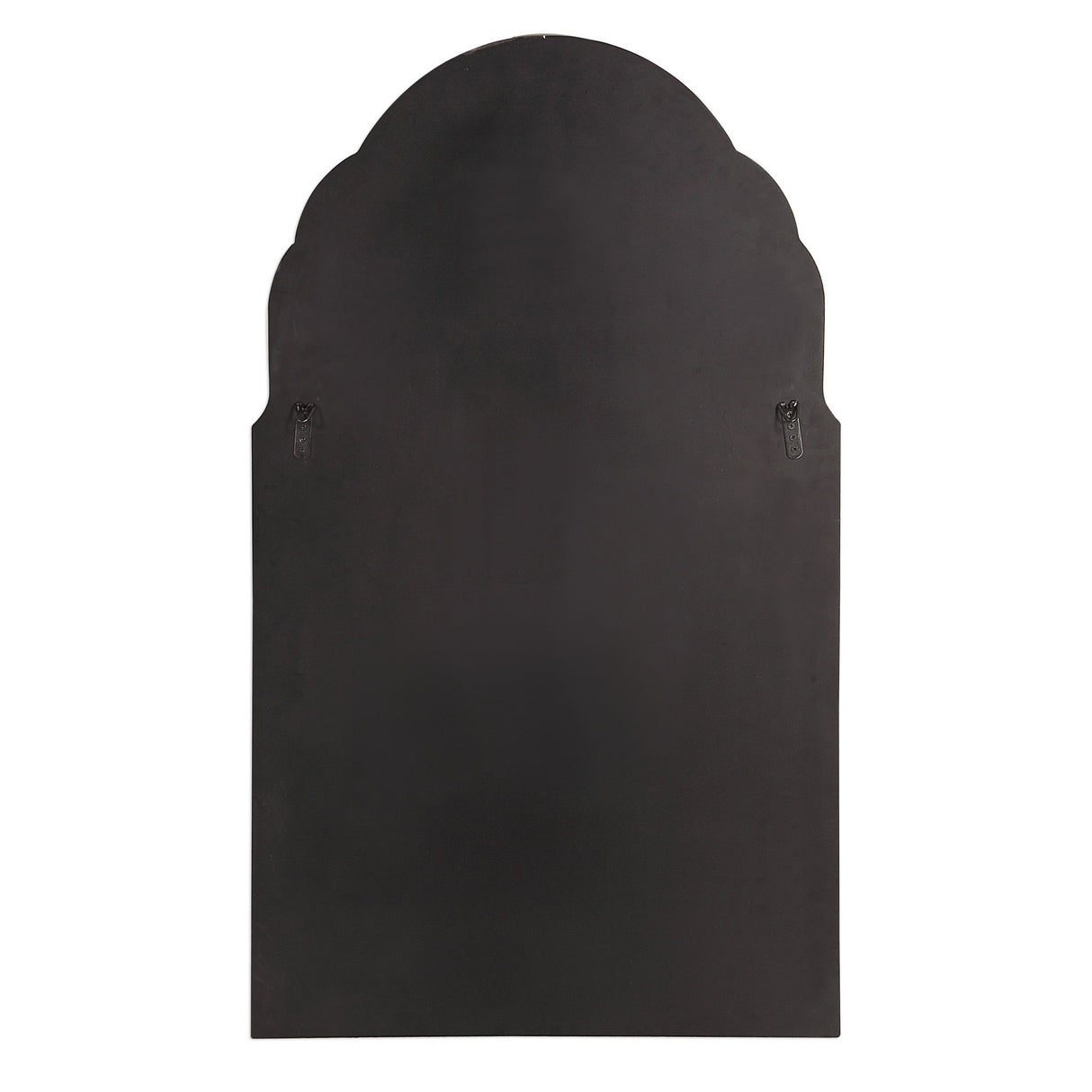 Brayden - Frameless Arched Mirror - Pearl Silver