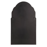 Brayden - Frameless Arched Mirror - Pearl Silver